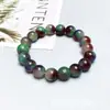 Venta al por mayor de fabricantes de pulseras de jade malayo en grandes cantidades, pulseras de jade de cuarcita, cuentas redondas, pulseras de un solo círculo de color jade flotante de moda