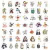 50 Pegatinas Transparentes de Animales en Acuarela para Mascotas para Diarios DIY, Botellas de Agua, Fundas de Teléfono, Guitarras, Materiales de Decoración para iPad