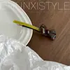 Versión estándar de oro 2025 nuevo clip de resorte de alta gama Corea del Sur Francia clip de acetato para cola de caballo pasador clip para damas