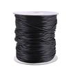Cordón Redondo Encapsulado Coreano de 0.5mm2mm3mm Cuerda de Cera Ecológica para Manualidades Cinta Trenzada Negra de Cuerda Encapsulada Hilo Encapsulado Collar