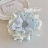 Elástico de Cabelo Estilo Relaxado, Acessório de Cabelo Grande Estilo Coreano, Prendedor de Cabelo de Luxo para Meninas, Corda de Cabelo, Elástico de Cabelo, Acessório de Cabelo