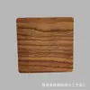 Juego de Posavasos de Madera Maciza Aislante Posavasos de Café Posavasos de Agua Posavasos Resistente al Calor Mantel para Mesa de Comedor del Hogar Logo Personalizado