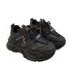 Zapatos Deportivos para Niñas 2026 Nuevo Primavera/Otoño Niños Medianos y Grandes Zapatos de Papá Zapatos para Niñas Niños Negro Ligero Suela Suave Modernos