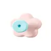 Gancho ventosa em formato de flor, sem necessidade de furar, forte capacidade de carga, estilo dopamina, para banheiro, cozinha, vaso sanitário, pendurar toalha atrás da porta, adesivo sem marca