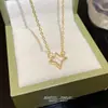 Libro Rojo Venta Caliente Explosivo Joker Exquisita Cadena para Clavícula Sencillo Temperamento Femenino Lujo Ligero Alto Sentido Acero de Titanio Collar Venta al por Mayor
