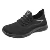 Dropshipping Internacional de Sapatos Masculinos, Malha Respirável Fly-Knit de Poliuretano, Atacado de Primavera para Sapatos Casuais, Sapatos Esportivos Versáteis, Cano Baixo