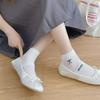 25 años calcetines cortos de lazo calcetines de barco huecos antipilling transpirables absorbentes de sudor de malla calcetines ultrafinos viento ins verano corto
