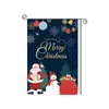 Amazon Comercio Exterior Transfronterizo Nuevo Estilo Bandera de Jardín Navideña Decoración de Fiesta Festiva Atmósfera Escena de Fiesta Bandera Personalizada