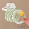 Goma para el Cabello de Espiral de Alambre para Mujer 2026 Nuevo Modelo Anillo para el Cabello con Acabado de Alta Gama, Banda para el Cabello para Cola de Caballo y Moño, No Daña el Cabello, Accesorio para el Cabello