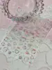Yitu Ant Art Pegatinas para Uñas Corazón Láser Plateado Pegatinas de Gemas Arte de Uñas Al Por Mayor Pegatinas Lindas Decoraciones Yt7417
