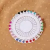 Direto da Fábrica Broca de Água em Forma de Disco Pinos de Contas Cor Preto Branco DIY Artesanal Alfinetes de Posicionamento para Lenços de Cabeça Abastecimento Exclusivo Transfronteiriço