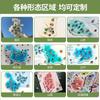 Ímã de Geladeira de Mapa Personalizado Acrílico Ponto Turístico de Cidade Chinesa Souvenirs Culturais e Criativos Decoração Magnética de Stand para o Dia Nacional