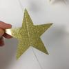 Glitter Estrela Latte Art Festa de Aniversário Decoração de Parede de Fundo Layout Casamento Sonhador Quarto de Casamento Latte Art Dia dos Namorados Chinês
