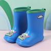 Equipo Wang Wang Botas de lluvia para bebé Zapatos de agua Botas de lluvia para niños Antideslizantes Terciopelo de invierno Cálidas Resistentes al desgaste Suela blanda Zapatos de goma para niños y niñas