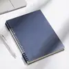 Cuaderno de hojas sueltas PPB5 color vintage perforado completo, cuaderno grueso, libro de registro de trabajos de instalación