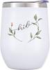 Amazon Taza de Huevo de Sublimación Explosiva Copa de Vino de Boda Nupcial Termo de Acero Inoxidable 12 oz Regalo