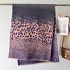 Estampado de Leopardo Europeo y Americano Nuevo Borla Combinable Chal Otoño e Invierno Bufanda Suave Gruesa Elegante Combinable Oficina Manta Aire Acondicionado