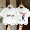 Camiseta de Manga Corta de Verano para Niñas Mayores 2026, Nueva, Cuello Redondo, Dulce y Linda