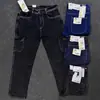 Jeans de carga para mujer pantalones de mezclilla para mujer varios al por mayor coreano cintura alta ajustado ropa de mujer en vivo