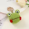 Chaveiro de Crochê com Lã de Desenho Animado Criativo Boneco 3D Chaveiro Pingente Artesanal DIY Atacado