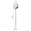 Cuchara de Acero Inoxidable 304, Cuchara Dorada para Café, Cuchara de Postre, Cuchara Redonda Pequeña, Cuchara para Hielo, Cuchara para Remover, Cuchara Creativa Simple para Pastel