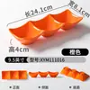 Vajilla de Melamina Kaiba Imitación Porcelana Comercial Creativa Plato de Tres Compartimentos para Sabores Restaurante de Hot Pot Rectangular Plato para Salsa de Soja y Condimentos de Chile