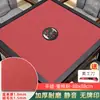 Mantel de Mahjong, Accesorios de Mantel para Máquina Automática de Mahjong, Diseño de Piel de Vaca, Engrosado, Sin Fichas Impresas, Tapete de Tela de Mahjong para Mesa