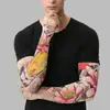 Mangas de Tatuaje Protectoras del Sol Transfronterizas para Hombres, Mangas de Hielo Deportivas con Protección UV para Ciclismo al Aire Libre en Verano, Mangas de Brazo Falsas de Tatuaje para Mujeres