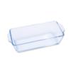 Molde para Panqué Largo de Vidrio para Panadero Francés Molde para Pan Plato para Arroz al Horno Vidrio de Alto Borosilicato Resistente al Calor Molde para Hornear