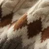 Versión Coreana Venta al por mayor Transfronteriza Gorros de Cachemir para Hombres y Mujeres, Gorros de Invierno Engrosados con Pompón y Orejeras, Gorros Holgados, Gorros para el Frío