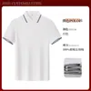 Camisa Polo de Manga Corta para Trabajo Camisa Cultural para Eventos de Team Building Corporativo Camiseta de Trabajo con Cuello Camiseta Bordada para Hombre