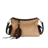 Bolso de Mujer, Lujo Ligero y de Gama Alta para Otoño e Invierno, Estilo Coreano de Nicho Retro Color Maillard Bolso de Hombro Cruzado para Viajes