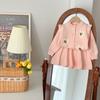 JINYONG2024 Suéter de Punto para Niñas Otoño e Invierno Nuevo Elegante de Moda Cardigan de Dos Piezas para Niñas Pequeñas