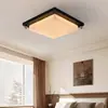 Lámpara de techo italiana minimalista de lujo ligero imitación mármol para dormitorio, lámpara de techo cuadrada moderna simple que protege los ojos para dormitorio principal y estudio