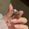 Anel de Moissanita Cor de Ovo de Pombo de Luxo Leve Estilo Francês Anel Oval de Prata S925 para Casamento, Uso Diário e Presente Joias de Prata
