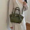 Bolso Cubo de Estilo Nuevo de Moda para Viajes Diarios Bolso de Hombro Simple de Moda para Mujer Bolso Cruzado Tejido de Nicho 2026