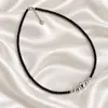 Colar de pérolas de camada dupla feminino design de nicho da Coreia do Sul retrô francês personalidade simples versátil corrente para pescoço corrente da clavícula