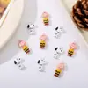 Aleación de Zinc Pintada Colgante Charlie Snoopy Accesorios para Joyería DIY Lanyard para Teléfono Llavero Colgante para Bolsa Accesorios