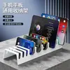 Caixa de Armazenamento de Celular para Mesa, Suporte de Exibição Multifuncional, Suporte de Celular com Múltiplos Compartimentos Transfronteiriço, Suporte de Carregamento para Tablet para Dormitório de Estudante