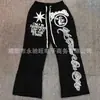 Pantalones de Estilo Callejero Distintivos con Letras Oscuras de Nicho AliExpress Comercio Exterior Pantalones Deportivos con Estampado de Estrella Americana