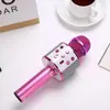 Micrófono Altavoz Ws858 Micrófono Inalámbrico para Uso en Casa, Karaoke Bluetooth Universal Familiar Infantil Altavoz Micrófono Todo en Uno