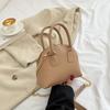 Bolso Mini Portátil de Comercio Exterior Multicolor Brillante Estilo Occidental Color Caramelo Cadena de Hombro Estilo Coreano Bolso de Concha Empanadillas de Media Luna