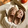 Sandalias Cerradas de Verano para Mujer, EVA, Botón Divertido, Birkenstock, Crocs, Exteriores, Viajes Diarios, Casual, Transpirables