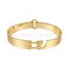 Pulsera de acero de titanio chapado en oro de 18 quilates con diseño original de hebilla redonda, moda personalidad, pulsera al por mayor transfronteriza B222327