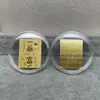 Shenzhen Shuibei Mismo Estilo Oro Puro 999 Tesoro de la Fortuna Aleación Gato de la Suerte Adhesivo Dorado para Teléfono Móvil para Atraer Riqueza Tienda de Oro