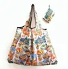 Bolso Estilo Pintura al Óleo de Van Gogh, Capacidad Extra Grande, Bolsa de Compras Plegable, Bolsa de Dibujos Animados Ecológica para Supermercado, Bolsa para la Compra, Bolsa de Almacenamiento