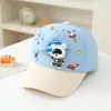 Gorra de Dibujos Animados de Primavera 2026 para Bebé de 2 a 6 Años, Gorra de Béisbol Infantil Oso Espacial, Sombrero de Sol de Verano