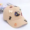 Gorras para Niños Estilo Japonés y Coreano, Gorras de Pico de Pato de Dibujos Animados, Gorras de Béisbol Hip-Hop Callejero, Sombreros de Sol de Verano, Transfronterizo