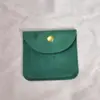 Bolsa de Botón a Presión de Terciopelo Multicolor Mini Bolsa de Almacenamiento Organizador de Joyas Botón a Presión Suave Portátil Tarjetero Pequeño Billetero