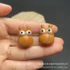Sandalia Barbie Sándalo Animal de Dibujos Animados Será Rico y Próspero Pulsera de Cuentas Budistas de Madera Pulsera Accesorios Colgante